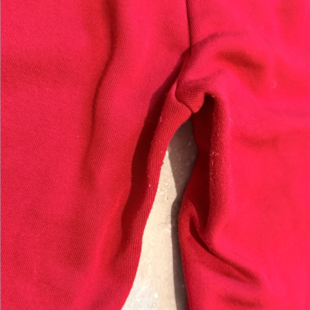 Rae Dunn “BELIEVE.” Red Sweatshirt & Jogger Set | Size S | Cozy Lounge - Picture 9 of 10